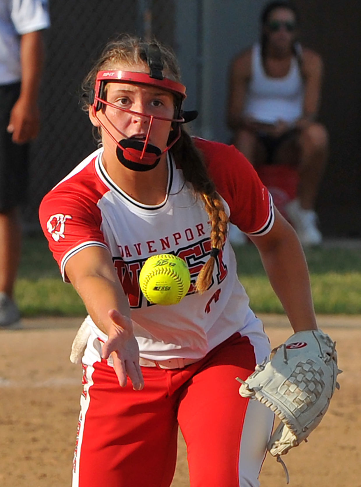 Pleasant Valley at Davenport West softball.